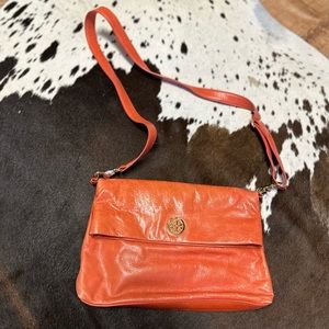 NWT Coral Tory Burch Crossbody / Clutch.  2 In 1, with dust bag